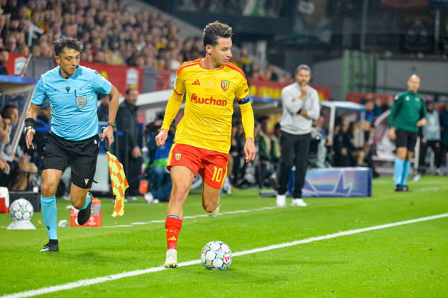 FOOTBALL : RC Lens vs Sporting Club Portugal - Ligue des Champions - Phase de Ligue - Journée 2 - 13 10 2026 Florian Thauvin (RC Lens) LensFrance  Copyright: xBaptistexAutissierx