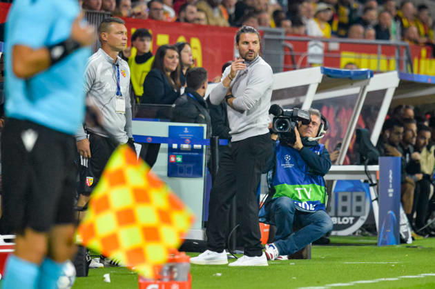 FOOTBALL : RC Lens vs Sporting Club Portugal - Ligue des Champions - Phase de Ligue - Journée 2 - 13 10 2026 Yannick Cahuzac (RC Lens) LensFrance  Copyright: xBaptistexAutissierx