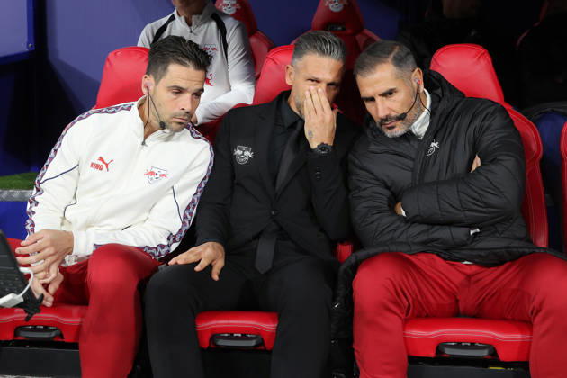 13.10.2026, xtgx, Fussball, UEFA Champions League, RB Leipzig - PSV Eindhoven, v.l. Trainer Coach Martin Demichelis (RB Leipzig) (DFL DFB REGULATIONS PROHIBIT ANY USE OF PHOTOGRAPHS as IMAGE SEQUENCES and or QUASI-VIDEO) Leipzig
