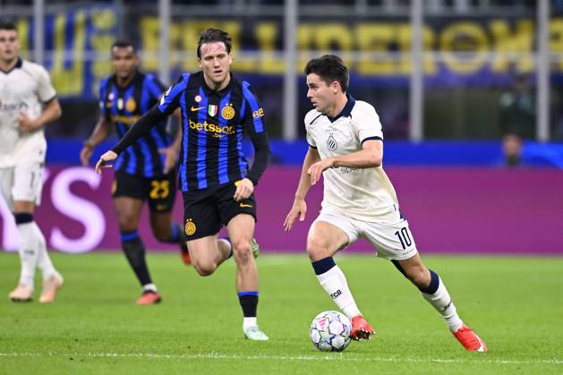 Inter Milan v Club Brugge - UEFA Champions League MILAN, ITALY - OCTOBER 13 : Vetlesen Hugo midfielder of Club Brugge in action during the UEFA Champions League 2026 27 League Phase matchday 2 match between Inter Milan and Club Brugge on October 13, 2026 in Milan, Italy, 13 10 2026 Milan Italy  Copyright: xTomasxSiskx