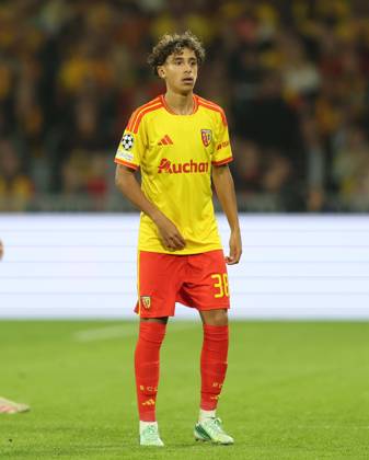 UEFA Champions League - RC Lens v Sporting Club de Portugal LENS, FRANCE, OCTOBER 13: Mezian Mesloub of Lens during the UEFA Champions League 2026 27 League Phase MD2 match between RC Lens and Sporting Club de Portugal at Stade Bollaert-Delelis on October 13, 2026 in Lens, France. (Photo by Daniel Weir) Lens Stade Bollaert-Delelis France Copyright: xDanielxWeir SportsxPressxPhotox Sportspressphoto_SPR254431