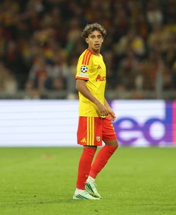 UEFA Champions League - RC Lens v Sporting Club de Portugal LENS, FRANCE, OCTOBER 13: Mezian Mesloub of Lens during the UEFA Champions League 2026 27 League Phase MD2 match between RC Lens and Sporting Club de Portugal at Stade Bollaert-Delelis on October 13, 2026 in Lens, France. (Photo by Daniel Weir) Lens Stade Bollaert-Delelis France Copyright: xDanielxWeir SportsxPressxPhotox Sportspressphoto_SPR254433