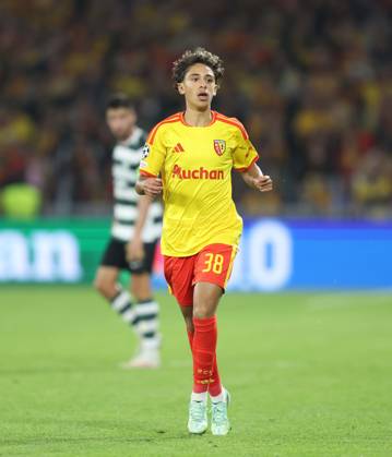 UEFA Champions League - RC Lens v Sporting Club de Portugal LENS, FRANCE, OCTOBER 13: Mezian Mesloub of Lens during the UEFA Champions League 2026 27 League Phase MD2 match between RC Lens and Sporting Club de Portugal at Stade Bollaert-Delelis on October 13, 2026 in Lens, France. (Photo by Daniel Weir) Lens Stade Bollaert-Delelis France Copyright: xDanielxWeir SportsxPressxPhotox Sportspressphoto_SPR254441