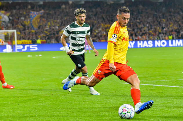FOOTBALL : RC Lens vs Sporting Club Portugal - Ligue des Champions - Phase de Ligue - Journée 2 - 13 10 2026 Ruben Aguilar (RC Lens) LensFrance  Copyright: xBaptistexAutissierx