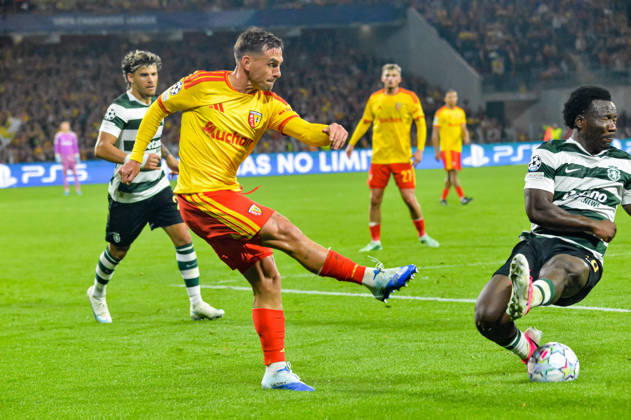 FOOTBALL : RC Lens vs Sporting Club Portugal - Ligue des Champions - Phase de Ligue - Journée 2 - 13 10 2026 Ruben Aguilar (RC Lens) LensFrance  Copyright: xBaptistexAutissierx