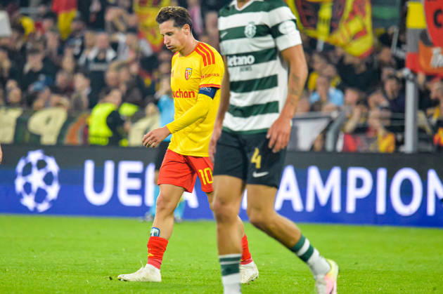 FOOTBALL : RC Lens vs Sporting Club Portugal - Ligue des Champions - Phase de Ligue - Journée 2 - 13 10 2026 Florian Thauvin (RC Lens) LensFrance  Copyright: xBaptistexAutissierx