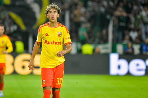 FOOTBALL : RC Lens vs Sporting Club Portugal - Ligue des Champions - Phase de Ligue - Journée 2 - 13 10 2026 Mezian Mesloub (RC Lens) LensFrance  Copyright: xBaptistexAutissierx