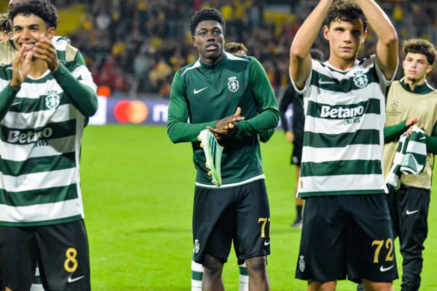 FOOTBALL : RC Lens vs Sporting Club Portugal - Ligue des Champions - Phase de Ligue - Journée 2 - 13 10 2026 Issa Doumbia (Sporting Club Portugal) LensFrance  Copyright: xBaptistexAutissierx