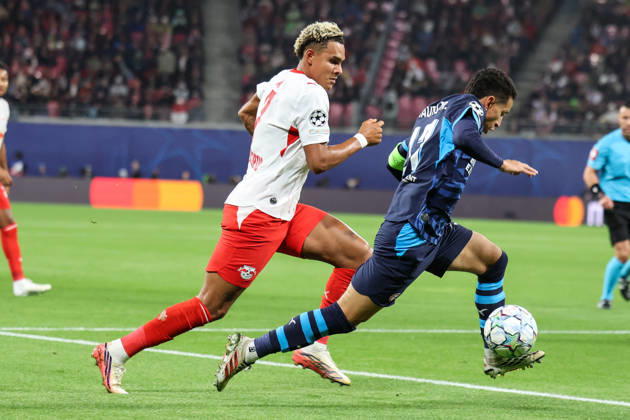 Deutschland: Fußball - UEFA Champions League - Saison 2026 - 2027, 2. Spieltag - RB Leipzig gegen PSV Eindhoven, Red Bull Arena (Leipzig): Mauro Junior (PSV Eindhoven, 17) am Ball Copyright: xLucasxWalterx