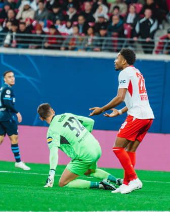 Christopher Nkunku (RB Leipzig, 28) frustrated RB Leipzig vs PSV Eindhoven, UEFA Champions League, Champions League, Germany, Football, 26 27, GER, Leipzig, Red Bull Arena Stadium, 13 October 2026 DFL regulations prohibit any use of photographs as image sequences and or quasi-video.DFL regulations prohibit any use of photographs as image sequences and or quasi-video. Leipzig Red Bull Arena, Leipzig Sachsen GER Copyright: xBillmanxDubex