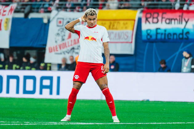 Antonio Nusa (RB Leipzig, 7) frustrated RB Leipzig vs PSV Eindhoven, UEFA Champions League, Champions League, Germany, Football, 26 27, GER, Leipzig, Red Bull Arena Stadium, 13 October 2026 DFL regulations prohibit any use of photographs as image sequences and or quasi-video.DFL regulations prohibit any use of photographs as image sequences and or quasi-video. Leipzig Red Bull Arena, Leipzig Sachsen GER Copyright: xBillmanxDubex