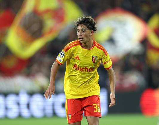 UEFA Champions League - RC Lens v Sporting Club de Portugal LENS, FRANCE, OCTOBER 13: Mezian Mesloub of Lens during the UEFA Champions League 2026 27 League Phase MD2 match between RC Lens and Sporting Club de Portugal at Stade Bollaert-Delelis on October 13, 2026 in Lens, France. (Photo by Daniel Weir) Lens Stade Bollaert-Delelis France Copyright: xDanielxWeir SportsxPressxPhotox Sportspressphoto_SPR254523