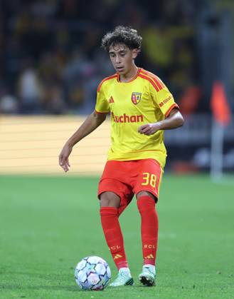 UEFA Champions League - RC Lens v Sporting Club de Portugal LENS, FRANCE, OCTOBER 13: Mezian Mesloub of Lens on the ball during the UEFA Champions League 2026 27 League Phase MD2 match between RC Lens and Sporting Club de Portugal at Stade Bollaert-Delelis on October 13, 2026 in Lens, France. (Photo by Daniel Weir) Lens Stade Bollaert-Delelis France Copyright: xDanielxWeir SportsxPressxPhotox Sportspressphoto_SPR254526