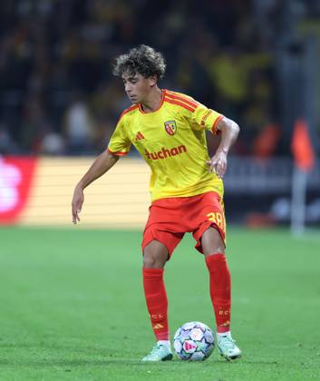 UEFA Champions League - RC Lens v Sporting Club de Portugal LENS, FRANCE, OCTOBER 13: Mezian Mesloub of Lens on the ball during the UEFA Champions League 2026 27 League Phase MD2 match between RC Lens and Sporting Club de Portugal at Stade Bollaert-Delelis on October 13, 2026 in Lens, France. (Photo by Daniel Weir) Lens Stade Bollaert-Delelis France Copyright: xDanielxWeir SportsxPressxPhotox Sportspressphoto_SPR254530