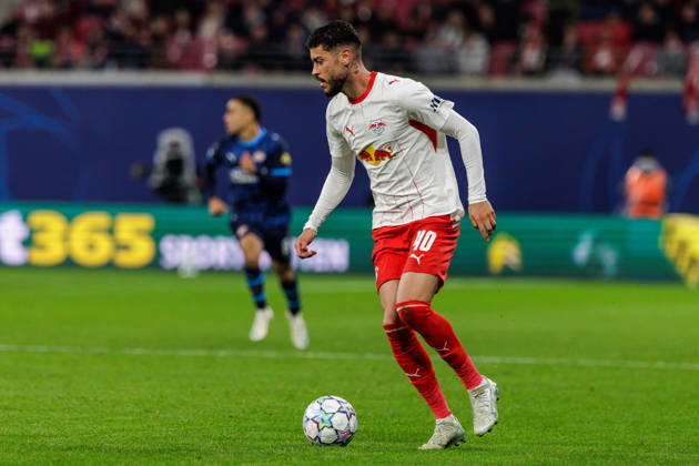 13.10.2026, GER, Fussball, Herren, UEFA Chempionsleague 2026 2027, RB Leipzig vs. PSV Eindhoven RÃ mulo Cardoso Romulo Cardoso (RB Leipzig 40) Einzelaktion Aktion Leipzig Red Bull Arena Sachsen Deutschland Copyright: xNordphoto Trienitzx