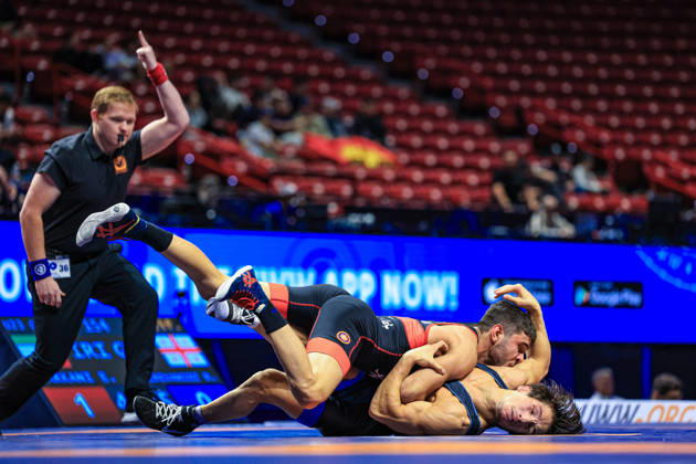 U23 World Championships 63kg GR - Erfan Behnam Jarkani (IRI) df. Rati Khozrevanidze (GEO)