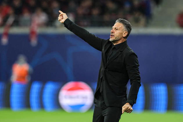 Trainer Martin Demichelis (RB Leipzig) - Champions League Gruppenphase Saison 2026-2027 Punktspiel RB Leipzig vs.PSV Eindhoven in der Red Bull Arena in Leipzig - Fussball,Deutschland,Mann,Männer,13.10.2026
