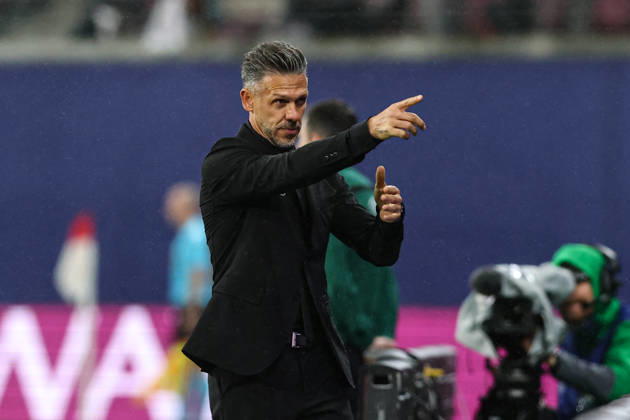 Trainer Martin Demichelis (RB Leipzig) - Champions League Gruppenphase Saison 2026-2027 Punktspiel RB Leipzig vs.PSV Eindhoven in der Red Bull Arena in Leipzig - Fussball,Deutschland,Mann,Männer,13.10.2026