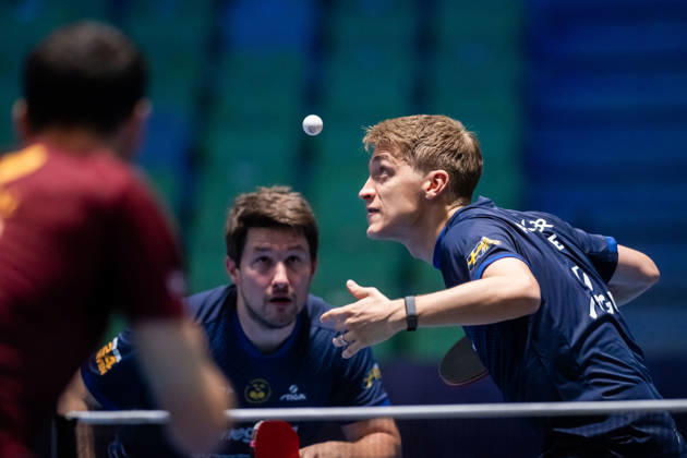 261014 Anton Källberg of Sweden during day 4 of the European Table tennis, Tischtennis Championship on October 14, 2026 in Ljubljana. Photo: Martin Metelko BILDBYRÅN COP 362 ME0001 bordtennis table tennis pingis 2026 european table tennis championship bordtennis-em em 4 bbeng Copyright: MARTINxMETELKO BB261014BB381