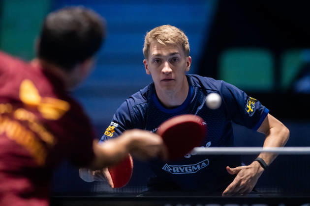 261014 Anton Källberg of Sweden during day 4 of the European Table tennis, Tischtennis Championship on October 14, 2026 in Ljubljana. Photo: Martin Metelko BILDBYRÅN COP 362 ME0001 bordtennis table tennis pingis 2026 european table tennis championship bordtennis-em em 4 bbeng Copyright: MARTINxMETELKO BB261014BB382
