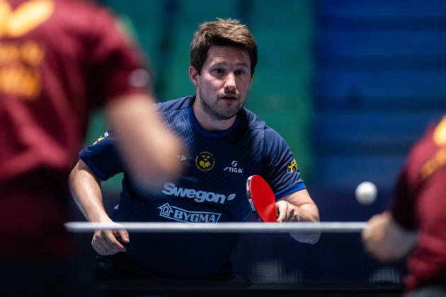 261014 Kristian Karlsson of Sweden during day 4 of the European Table tennis, Tischtennis Championship on October 14, 2026 in Ljubljana. Photo: Martin Metelko BILDBYRÅN COP 362 ME0001 bordtennis table tennis pingis 2026 european table tennis championship bordtennis-em em 4 bbeng Copyright: MARTINxMETELKO BB261014BB383