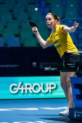 261014 Filippa Bergand of Sweden during day 4 of the European Table tennis, Tischtennis Championship on October 14, 2026 in Ljubljana. Photo: Martin Metelko BILDBYRÅN COP 362 ME0001 bordtennis table tennis pingis 2026 european table tennis championship bordtennis-em em 4 bbeng Copyright: MARTINxMETELKO BB261014BB386