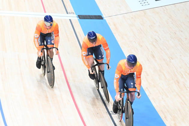14-10-2026 World Championships Elite Track; Giornata 01; 2026, Olanda; Hoogland, Jeffrey; Lavreysen, Harrie; Van Den Berg, Roy; Shanghai - Velodromo; 