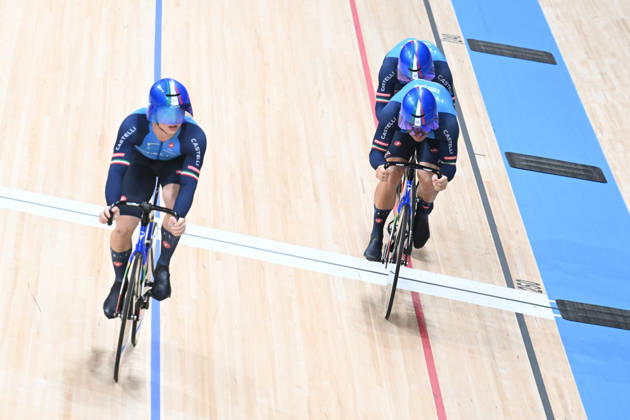 14-10-2026 World Championships Elite Track; Giornata 01; 2026, Italia; Bianchi, Matteo; Cusumano, Filippo; Predomo, Mattia; Shanghai - Velodromo; 
