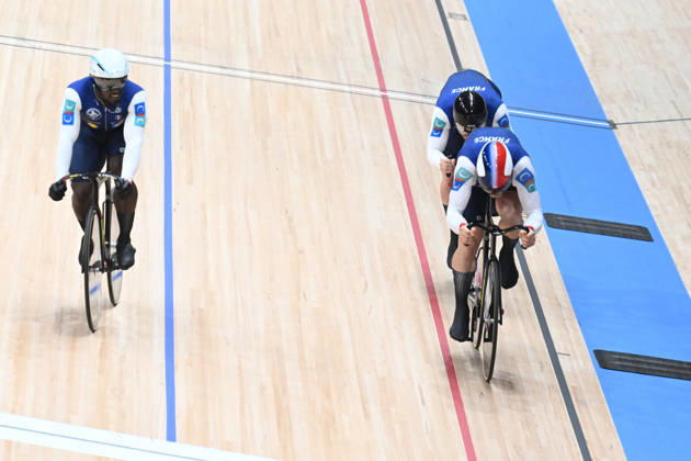 14-10-2026 World Championships Elite Track; Giornata 01; 2026, France; Gillion, Timmy; Helal, Rayan; Oliviero, Etienne; Shanghai - Velodromo; 