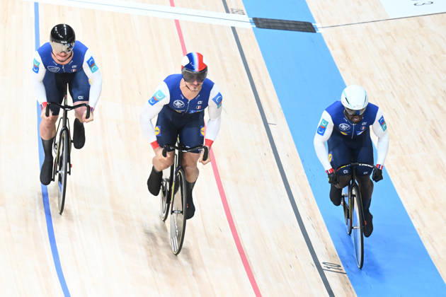 14-10-2026 World Championships Elite Track; Giornata 01; 2026, France; Gillion, Timmy; Helal, Rayan; Oliviero, Etienne; Shanghai - Velodromo; 