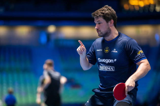 261014 Kristian Karlsson of Sweden during day 4 of the European Table tennis, Tischtennis Championship on October 14, 2026 in Ljubljana. Photo: Martin Metelko BILDBYRÅN COP 362 ME0001 bordtennis table tennis pingis 2026 european table tennis championship bordtennis-em em 4 bbeng Copyright: MARTINxMETELKO BB261014BB390
