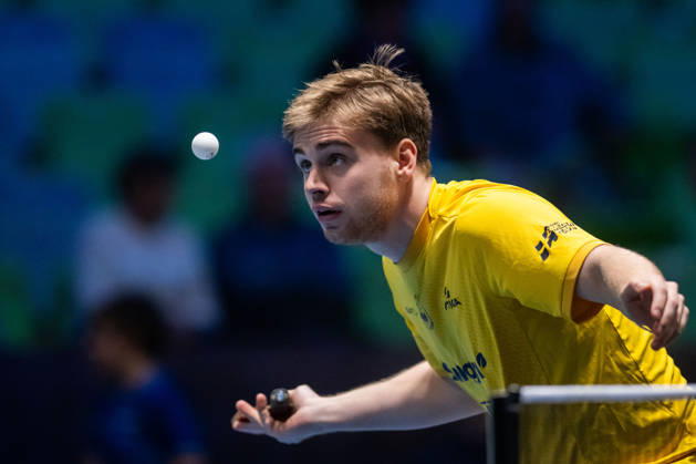 261014 Truls Möregardh of Sweden during day 4 of the European Table tennis, Tischtennis Championship on October 14, 2026 in Ljubljana. Photo: Martin Metelko BILDBYRÅN COP 362 ME0001 bordtennis table tennis pingis 2026 european table tennis championship bordtennis-em em 4 bbeng Copyright: MARTINxMETELKO BB261014BB401