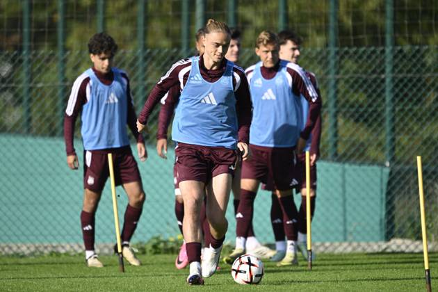 GNK Dinamo v RSC Anderlecht - UEFA Europa League Media Activities 14 10 2026 ZAGREB, CROATIA - OCTOBER 14 : Aasgaard Thelonious midfielder of RSC Anderlecht pictured during a training session ahead of the UEFA Europa League 2026 27 League Phase matchday 2 match between GNK Dinamo and RSC Anderlecht on October 14, 2026 in Zagreb, Croatia, 14 10 2026 Zagreb Croatia  Copyright: xNicoxVereeckenx