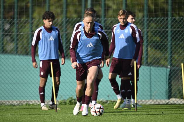 GNK Dinamo v RSC Anderlecht - UEFA Europa League Media Activities 14 10 2026 ZAGREB, CROATIA - OCTOBER 14 : Aasgaard Thelonious midfielder of RSC Anderlecht pictured during a training session ahead of the UEFA Europa League 2026 27 League Phase matchday 2 match between GNK Dinamo and RSC Anderlecht on October 14, 2026 in Zagreb, Croatia, 14 10 2026 Zagreb Croatia  Copyright: xNicoxVereeckenx