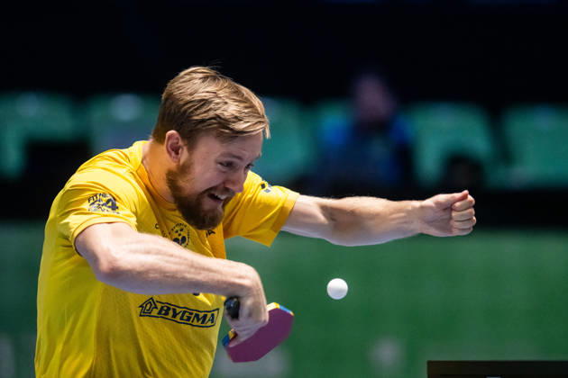 261014 Elias Ranefur of Sweden during day 4 of the European Table tennis, Tischtennis Championship on October 14, 2026 in Ljubljana. Photo: Martin Metelko BILDBYRÅN COP 362 ME0001 bordtennis table tennis pingis 2026 european table tennis championship bordtennis-em em 4 bbeng Copyright: MARTINxMETELKO BB261014BB404