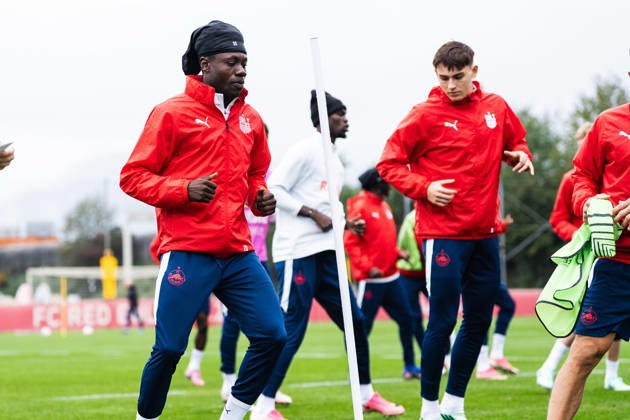 SOCCER - UEFA EL, RBS vs Milan SALZBURG,AUSTRIA,14.OCT.26 - SOCCER - UEFA Europa League, Red Bull Salzburg vs AC Milan, preview, training RBS. Image shows Edmund Baidoo (RBS).  GEPAxpictures xJulioxArellano
