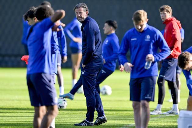 KAA Gent v AGF Aarhus - UEFA Conference League Media Activities 14 10 2026 GENT, BELGIUM - OCTOBER 14 : De Mil Rik head coach of KAA Gent pictured during a training session ahead of the UEFA Conference League 2026 27 League Phase matchday 1 match between KAA Gent and AGF Aarhus on October 14, 2026 in Gent, Belgium, 14 10 2026 Gent Belgium Copyright: xJanxDexMeuleneirx