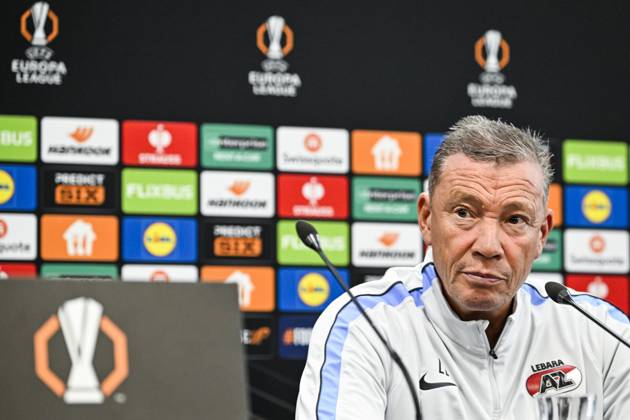 ALKMAAR - AZ Alkmaar coach Lee-Roy Echteld during a press conference, PK, Pressekonferenz the day before the Europa League match between AZ Alkmaar and Hapoel Beer-Sheva at the AFAS Stadium, on October 14, 2026 in Alkmaar, the Netherlands. OLAF KRAAK ANP xVIxANPxSportx xxANPxIVx 572422049 originalFilename: 572422049.jpg