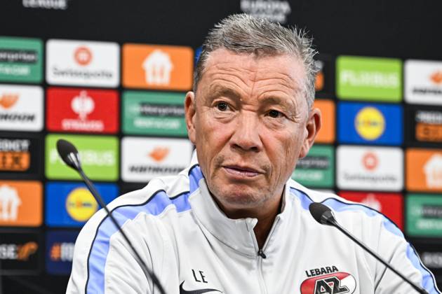 ALKMAAR - AZ Alkmaar coach Lee-Roy Echteld during a press conference, PK, Pressekonferenz the day before the Europa League match between AZ Alkmaar and Hapoel Beer-Sheva at the AFAS Stadium, on October 14, 2026 in Alkmaar, the Netherlands. OLAF KRAAK ANP xVIxANPxSportx xxANPxIVx 572422145 originalFilename: 572422145.jpg