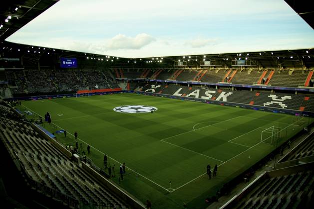 Football - UEFA Champions League - LASK v Liverpool FC LINZ, AUSTRIA - Wednesday, October 14, 2026: A general view before the UEFA Champions League 2026 27 League Phase MD2 match between LASK and Liverpool FC at the Oberösterreich Arena. (Photo by David Rawcliffe Propaganda) LINZ Oberösterreich Arena UPPER AUSTRIA AUSTRIA  Copyright: xDavidxRawcliffex 2026-10-14-LASK_v_LIverpool-011
