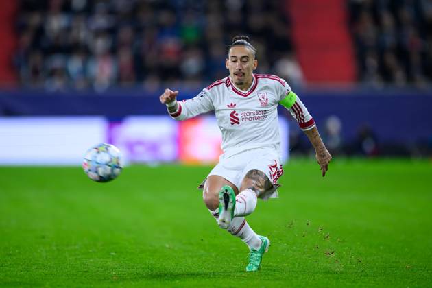 SOCCER - UEFA CL, LASK vs Liverpool LINZ,AUSTRIA,14.OCT.26 - SOCCER - UEFA Champions League, Linzer ASK vs Liverpool FC. Image shows Kostas Tsimikas (Liverpool).  GEPAxpictures xChristianxMoser