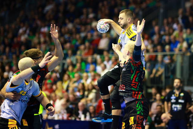 2026.10.14 Magdeburg Pilka reczna , Liga Mistrzow EHF , sezon 2026 27 SC Magdeburg -Industria Kielce N z Aleks Vlah Foto Tomasz Fafara PressFocus 2026.10.14 Magdeburg Handball , EHF Champions League , 2026 2027 season SC Magdeburg - Industria Kielce Aleks Vlah Credit: Tomasz Fafara PressFocus NEWSPIX.PL --- newspix.pl 