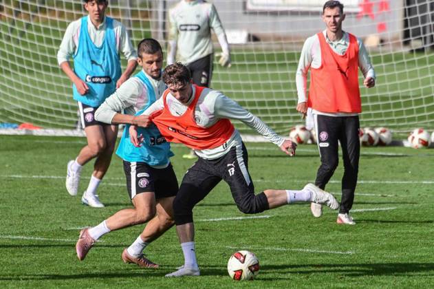 Adam Dzwigala Scott Banks ( Pauli ) Deutschland , Hamburg , Trainingsgelände an der Kollaustrasse , Fussball , 2. Bundesliga , FC St Pauli