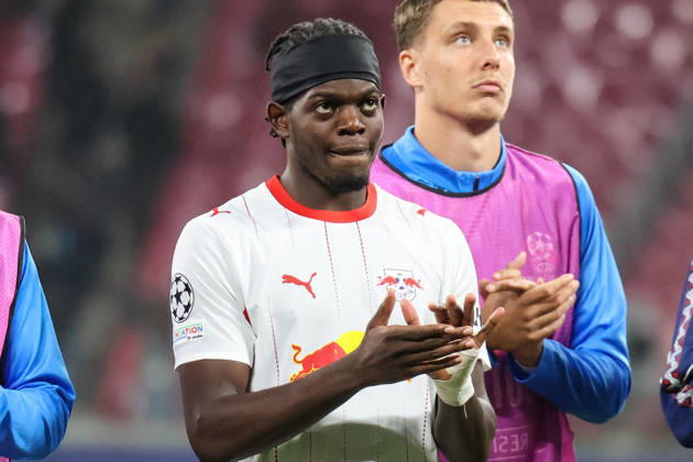 Deutschland: Fußball - UEFA Champions League - Saison 2026 - 2027, 2. Spieltag - RB Leipzig gegen PSV Eindhoven, Red Bull Arena (Leipzig): Castello Lukeba (RB Leipzig, 23) Copyright: xLucasxWalterx