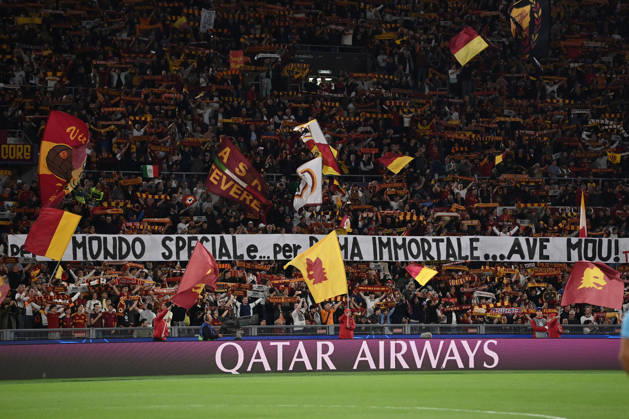 As Roma 14 10 2026 - Champions League Roma-Real Madrid foto Antonello Sammarco Image nella foto: tifosi Roma 