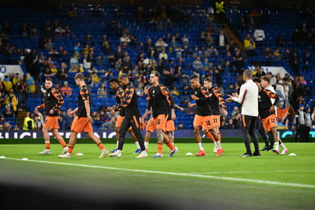 LONDON, ENGLAND - OCTOBER 14: Players of Shakhtar Donetsk in action during the UEFA Champions League 2026 27 match between Shakhtar Donetsk and AEK Athens at Stamford Bridge on October 14, 2026 in London, England. (Photo by Yaroslav Dunka Sports Press Photo) Copyright: xYaroslavxDunkax xSPPx Sportspressphoto_SPR255793