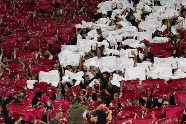 Europa Champions League 2026 27 between Roma vs Real Madrid Supporters of AS Roma during the Champions League football match between AS Roma and FC Real Madrid at the Stadio Olimpico in Rome on October 14, 2026 Pictured: Roma stadio Olimpico Roma Italy Copyright: xFABIOxSASSOxFabioxSassox Roma Real Madrid2026_10_14Fabio Sasso7470