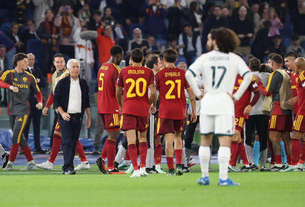 Europa Champions League 2026 27 between Roma vs Real Madrid Goal the Marten de Roon of AS Roma during the Champions League football match between AS Roma and FC Real Madrid at the Stadio Olimpico in Rome on October 14, 2026 Pictured: Roma stadio Olimpico Roma Italy Copyright: xFABIOxSASSOxFabioxSassox Roma Real Madrid2026_10_14Fabio Sasso7624