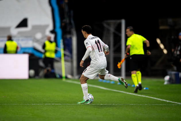 14.10.2026: Champions League, 2. Spieltag, Å K Slovan Bratislava vs. VfB Stuttgart im Å tadion TehelnÃ pole NarodnÃ½ futbalovÃ½ Å¡tadion Bilal El Khannouss (VfB) am Ball WICHTIGER HINWEIS: Gemäß den Vorgaben des DFB und der DFL ist es untersagt, in dem Stadion und oder vom Spiel angefertigte Fotoaufnahmen in Form von Sequenzbildern und oder videoähnlichen Fotostrecken zu verwerten bzw. verwerten zu lassen. Copyright: xJordyxFourgonx