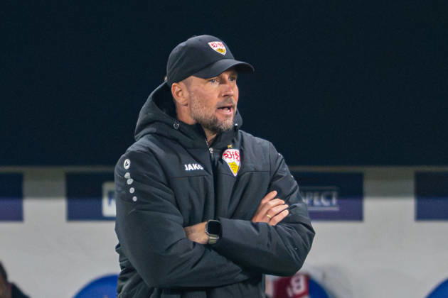 Coach Sebastian Hoeness during UEFA Champions league match , SK Slovan Bratislava - VFB Stuttgart , 14. october 2026, Tehelne pole Stadium, Bratislava, Slovakia Copyright: xMICHALxFAJT,ZOSPORTU.SKx MAJ_1301